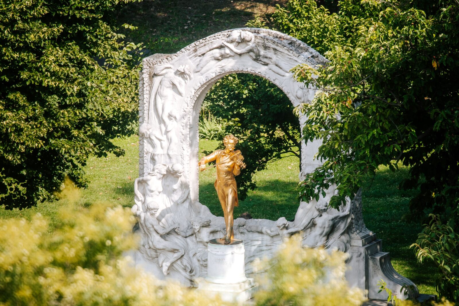 Johann Strauss Monument in Stadtpark